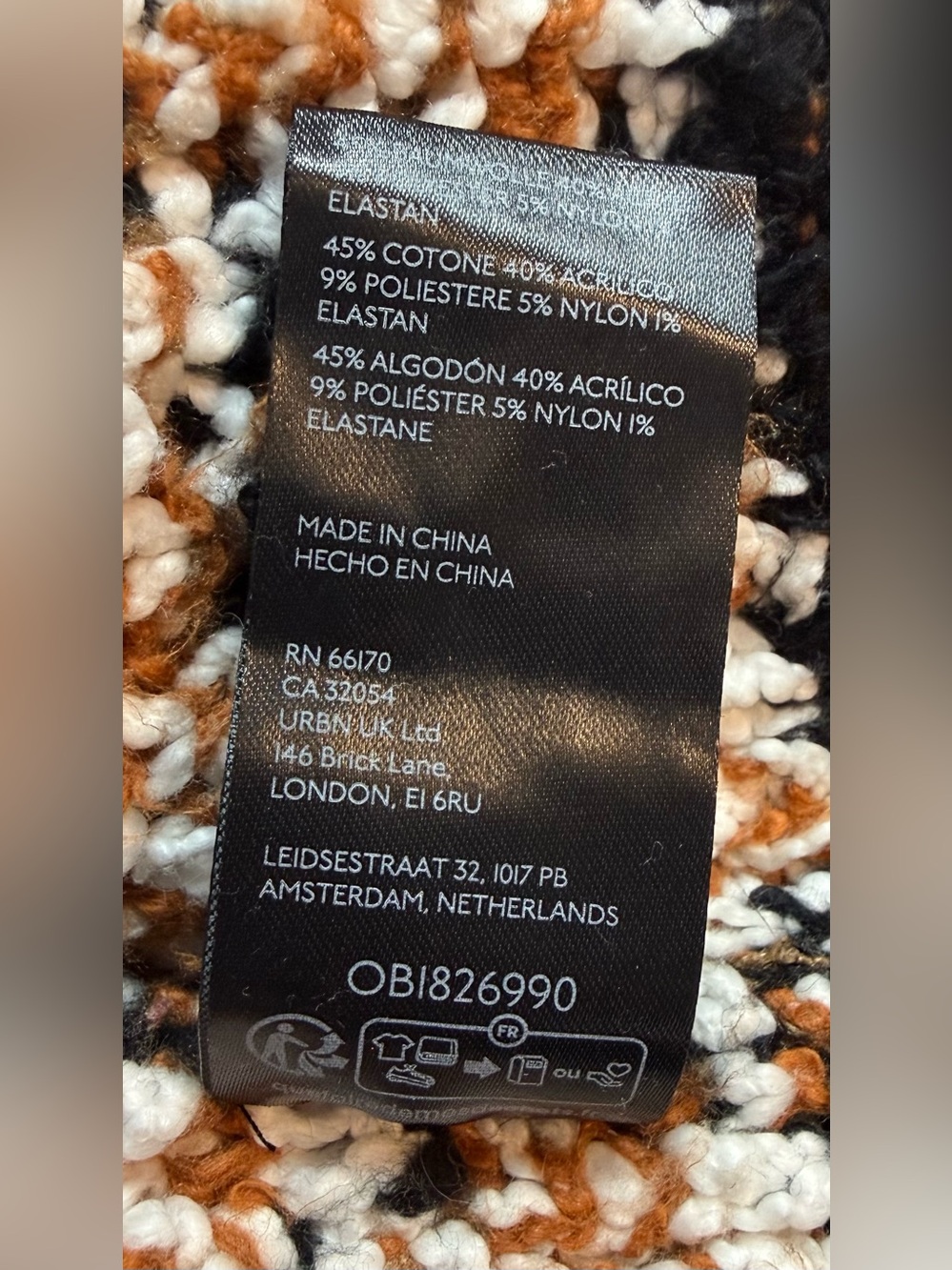 Anthropologie Thick knit Aztec Boho Black Shawl-Collar Cardigan 3 snap closure L - Picture 16 of 16